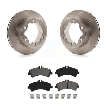 Brake Rotor And Semi-Metallic Pad Rear Kit For Sprinter 3500 Mercedes-Benz Dodge