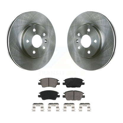 Brake Rotor And Semi-Metallic Pad Front Kit For Chevrolet Cruze Bolt EV EUV Volt