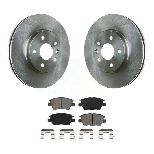 Brake Rotor And Semi-Metallic Pad Front Kit For Chevrolet Cruze Bolt EV EUV Volt