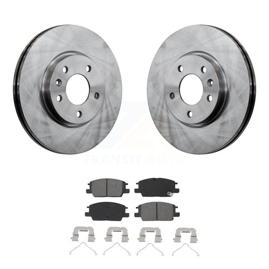 Brake Rotor Semi-Metallic Pad Front Kit For Chevrolet Equinox GMC Terrain Malibu