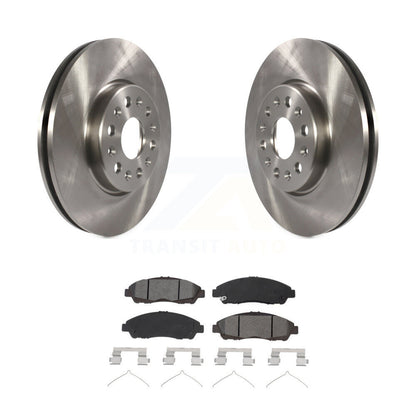 Brake Rotors Semi-Metallic Pad Front Kit For Chevrolet Traverse GMC Acadia Buick