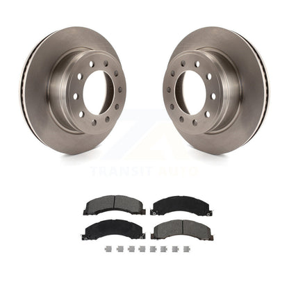 Brake Rotor & Semi-Metallic Pad Front Kit For Ram Dodge Sterling Truck 4500 5500
