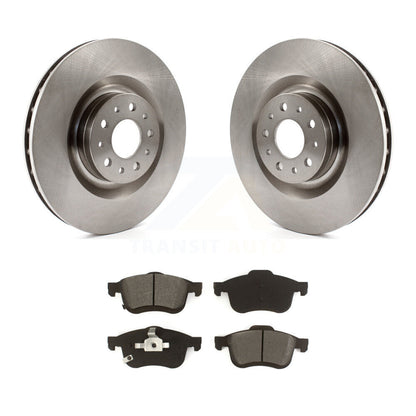 Disc Brake Rotors And Semi-Metallic Pads Front Kit For 2014-2020 Fiat 500L
