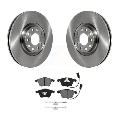 Disc Brake Rotors And Semi-Metallic Pads Front Kit For Audi A4 Quattro