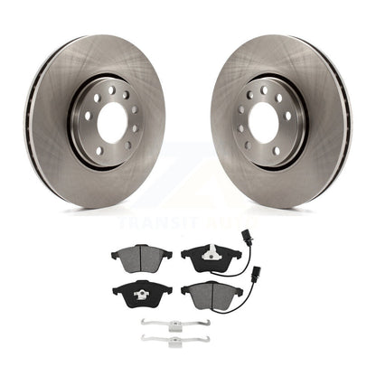 Disc Brake Rotors And Semi-Metallic Pads Front Kit For Saab 9-3X