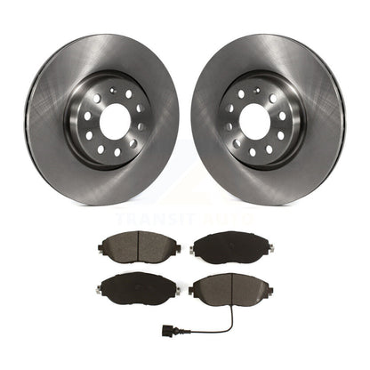 Disc Brake Rotor & Semi-Metallic Pad Front Kit For Volkswagen GTI Arteon Audi A3