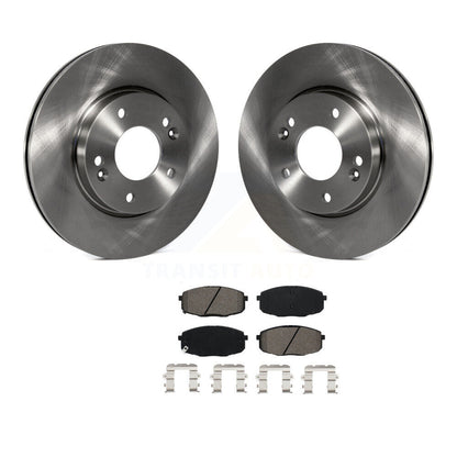 Brake Rotor & Semi-Metallic Pad Front Kit For Kia Hyundai Kona Forte Soul Seltos