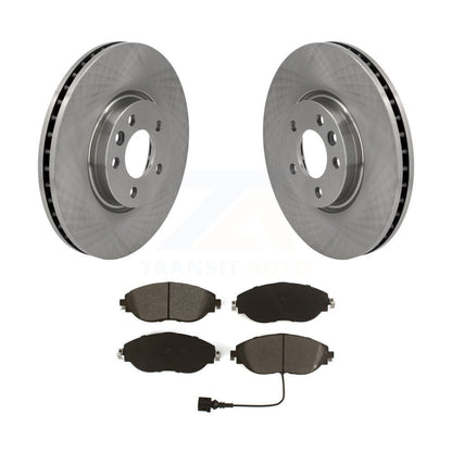 Disc Brake Rotors And Semi-Metallic Pads Front Kit For Volkswagen CC AWD