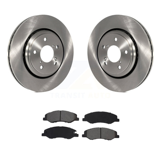 Disc Brake Rotors And Semi-Metallic Pads Front Kit For 2018-2023 Honda Odyssey