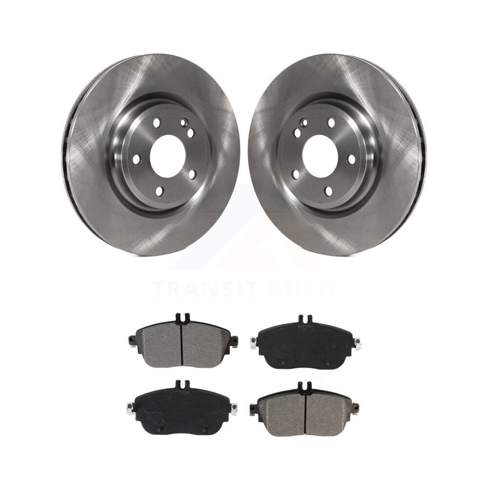 Brake Rotor & Semi-Metallic Pad Front Kit For Mercedes-Benz GLA250 CLA250 B250 B