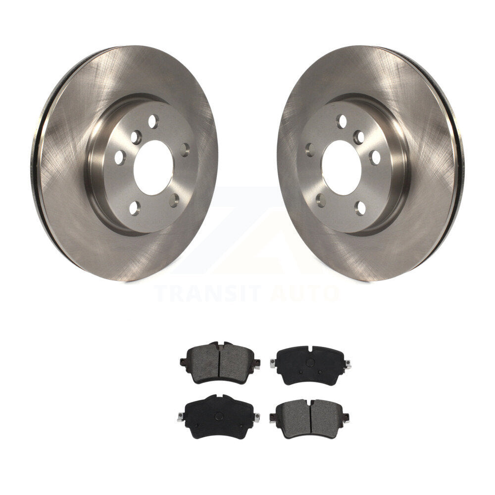 Disc Brake Rotors And Semi-Metallic Pads Front Kit For Mini Cooper Clubman