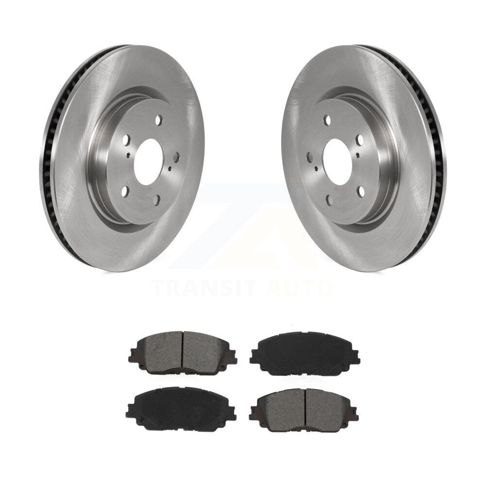 Brake Rotor Semi-Metallic Pad Front Kit For Toyota RAV4 Camry Corolla Cross C-HR