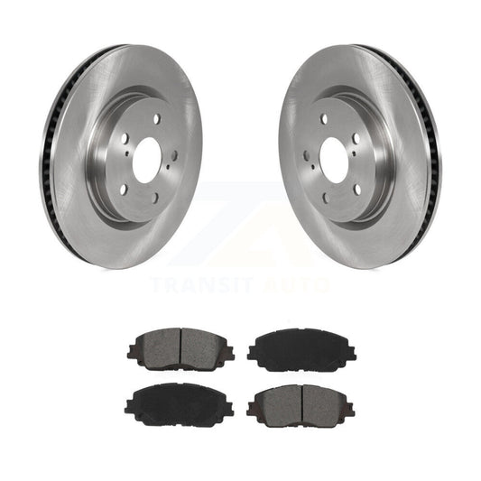 Brake Rotor Semi-Metallic Pad Front Kit For Toyota RAV4 Camry Corolla Cross C-HR