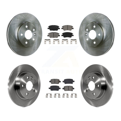 Disc Brake Rotors And Semi-Metallic Pads Front Rear Kit For Chevrolet Cruze