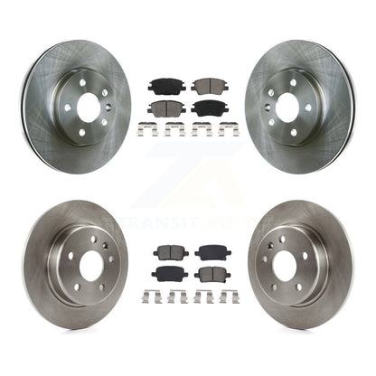 Brake Rotors & Semi-Metallic Pad Front Rear Kit For Chevrolet Cruze Bolt EV Volt