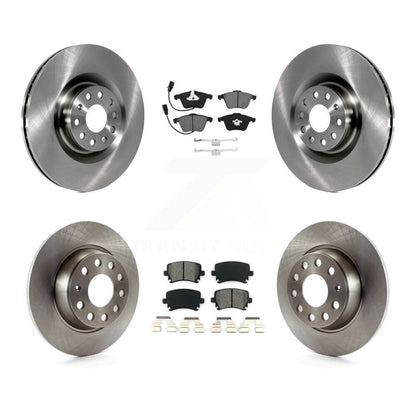 Disc Brake Rotors And Semi-Metallic Pads Front Rear Kit For Volkswagen Passat