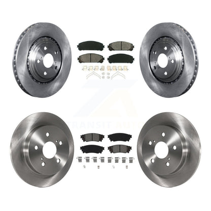 Disc Brake Rotors Semi-Metallic Pad Front Rear Kit For Lexus NX300 NX200t NX300h