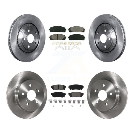 Disc Brake Rotors Semi-Metallic Pad Front Rear Kit For Lexus NX300 NX200t NX300h