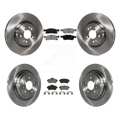 Disc Brake Rotor Semi-Metallic Pad Front Rear Kit For Mercedes-Benz ML350 GLE350