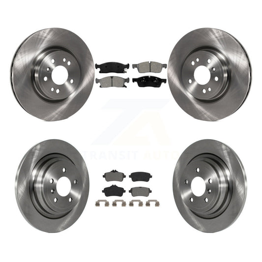 Disc Brake Rotor Semi-Metallic Pad Front Rear Kit For Mercedes-Benz ML350 GLE350