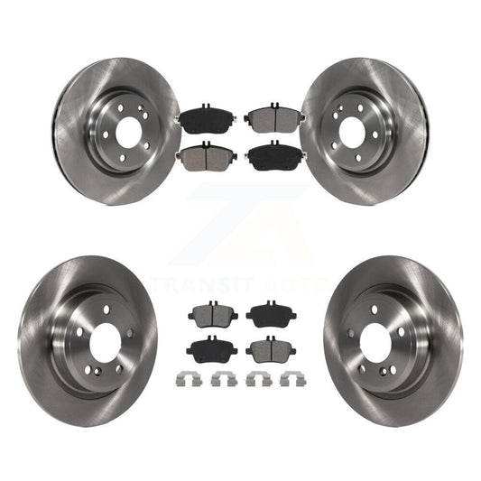 Brake Rotor & Semi-Metallic Pad Front Rear Kit For Mercedes-Benz GLA250 CLA250 B