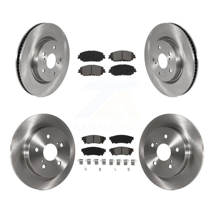 Brake Rotor Semi-Metallic Pad Front Rear Kit For Toyota RAV4 Camry Corolla Cross
