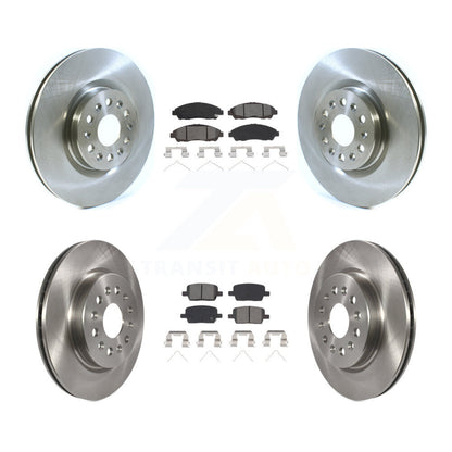 Brake Rotors Semi-Metallic Pad Front Rear Kit For Cadillac XT5 Buick Enclave XT6