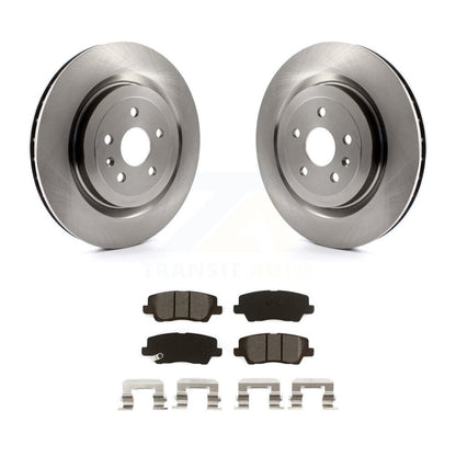 Disc Brake Rotors And Semi-Metallic Pads Rear Kit For 2015 Cadillac CTS 6.2L