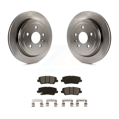 Disc Brake Rotors And Semi-Metallic Pads Rear Kit For Cadillac CTS