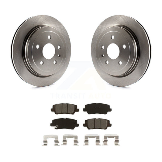 Disc Brake Rotors And Semi-Metallic Pads Rear Kit For Cadillac CTS
