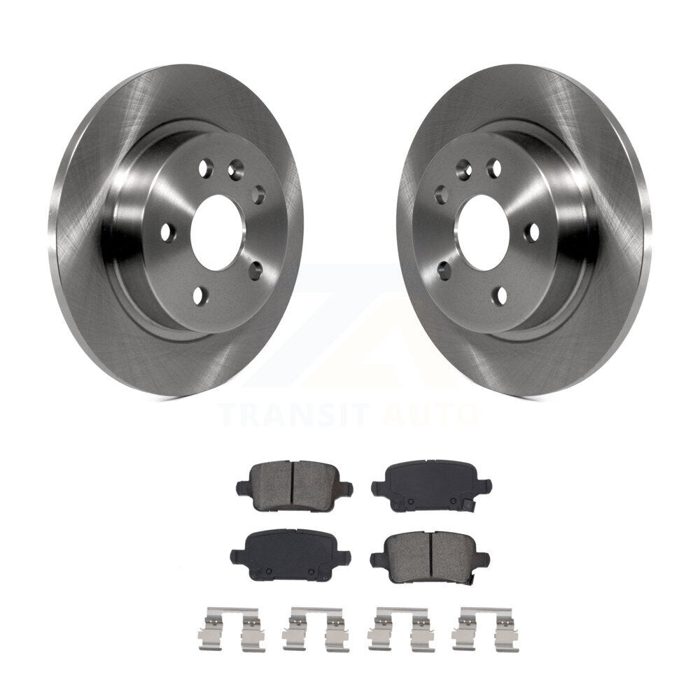 Disc Brake Rotors And Semi-Metallic Pads Rear Kit For Chevrolet Cruze