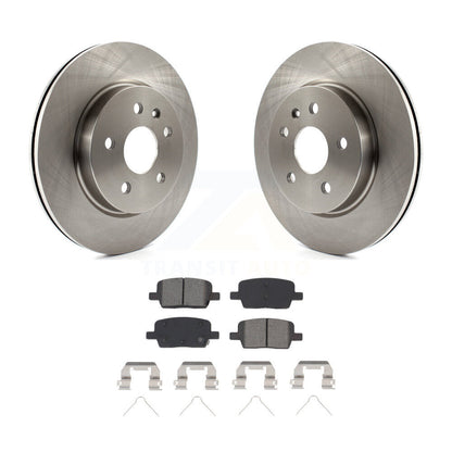 Disc Brake Rotors & Semi-Metallic Pad Rear Kit For Chevrolet Camaro Cadillac CT6