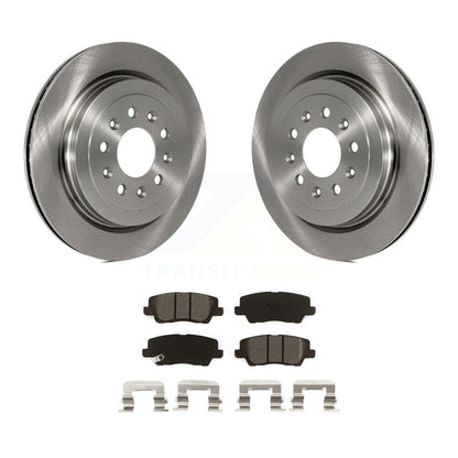 Disc Brake Rotors And Semi-Metallic Pads Rear Kit For Cadillac ATS