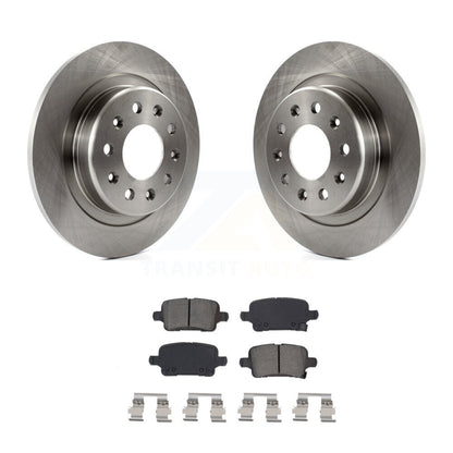 Brake Rotors Semi-Metallic Pad Rear Kit For Chevrolet Equinox GMC Terrain Malibu