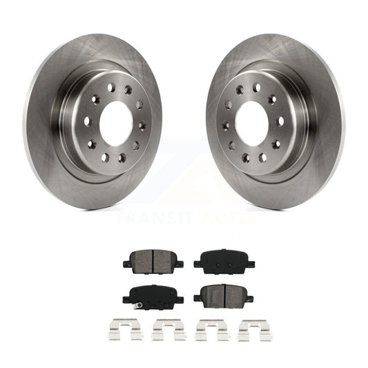 Disc Brake Rotors And Semi-Metallic Pads Rear Kit For Chevrolet Malibu