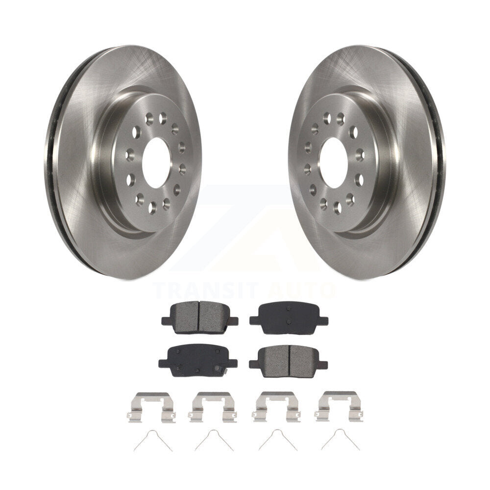 Brake Rotor & Semi-Metallic Pad Rear Kit For Chevrolet Cadillac XT5 Traverse GMC