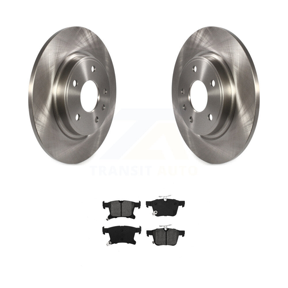 Disc Brake Rotors Semi-Metallic Pad Rear Kit For Chrysler Pacifica Grand Caravan