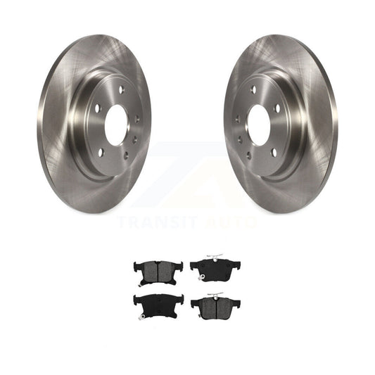 Disc Brake Rotors Semi-Metallic Pad Rear Kit For Chrysler Pacifica Grand Caravan