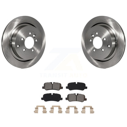 Disc Brake Rotor & Semi-Metallic Pad Rear Kit For Land Rover Range Sport LR4 LR3