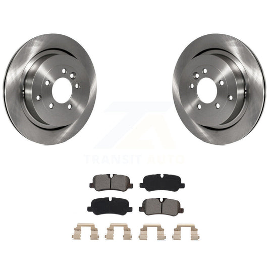 Disc Brake Rotor & Semi-Metallic Pad Rear Kit For Land Rover Range Sport LR4 LR3