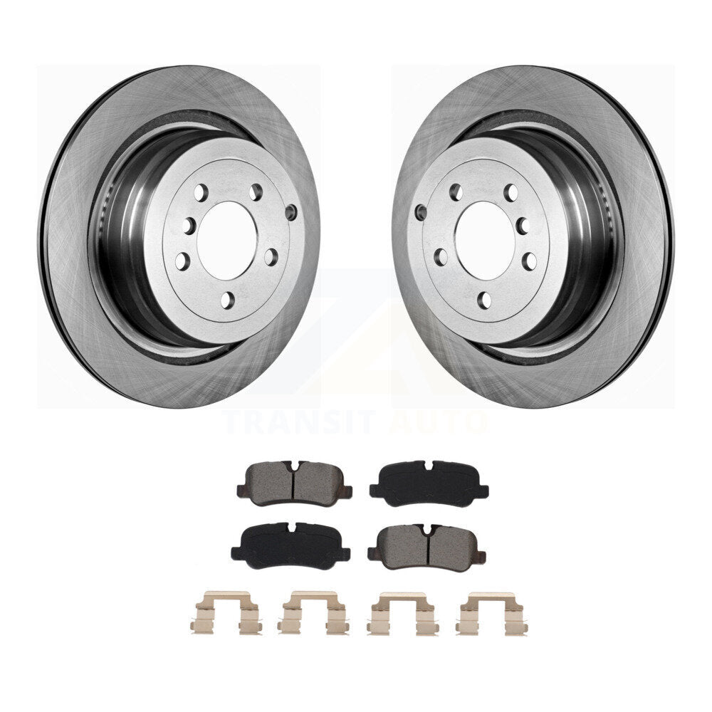 Disc Brake Rotors And Semi-Metallic Pads Rear Kit For Land Rover Range