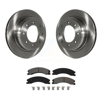 Brake Rotor Semi-Metallic Pad Rear Kit For 2012-2021 Nissan NV2500 NV3500 NV1500