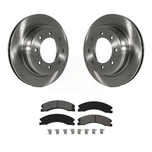 Brake Rotor Semi-Metallic Pad Rear Kit For 2012-2021 Nissan NV2500 NV3500 NV1500