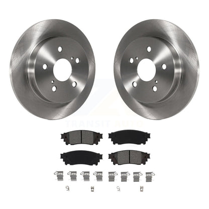 Brake Rotors & Semi-Metallic Pad Rear Kit For Toyota RAV4 Camry Lexus C-HR NX300