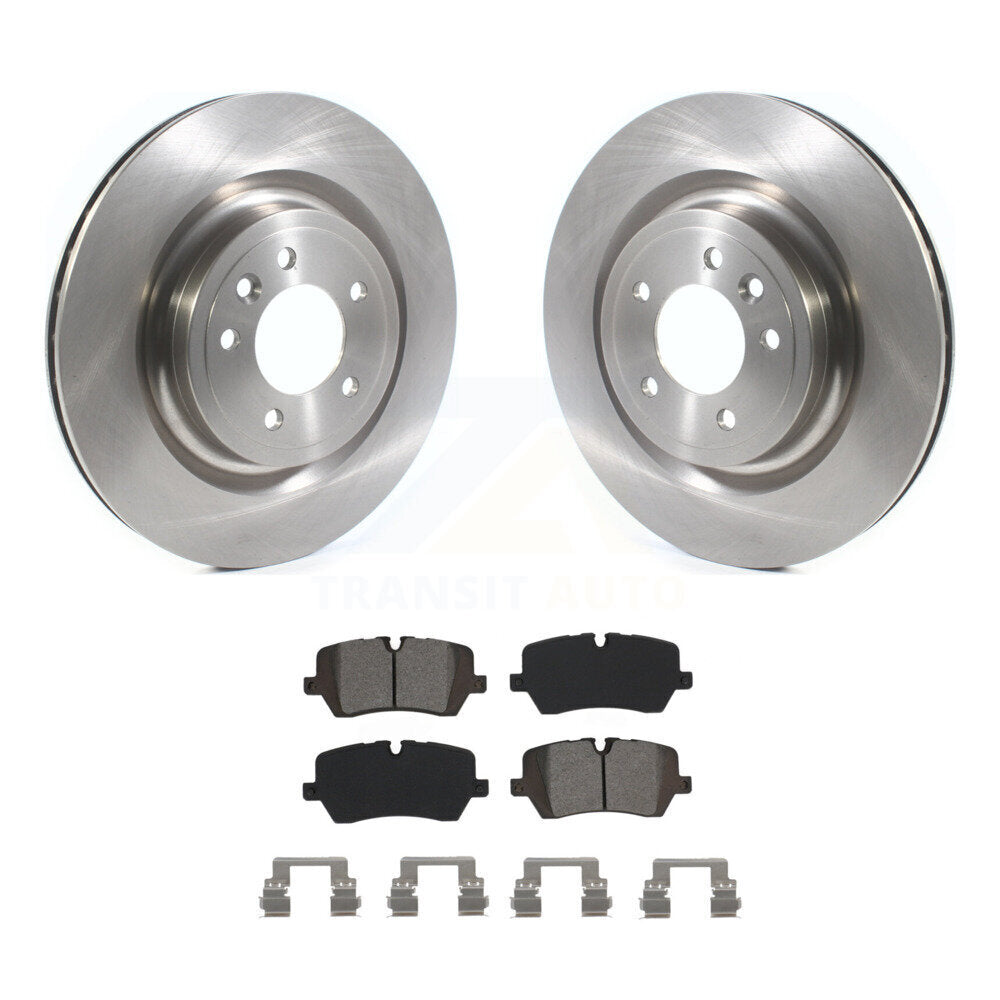 Disc Brake Rotor Semi-Metallic Pad Rear Kit For Land Rover Range Sport Discovery