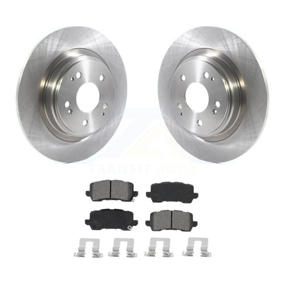 Disc Brake Rotors And Semi-Metallic Pads Rear Kit For 2017-2020 Acura MDX