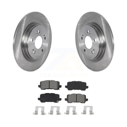 Disc Brake Rotors And Semi-Metallic Pads Rear Kit For 2018-2023 Honda Odyssey