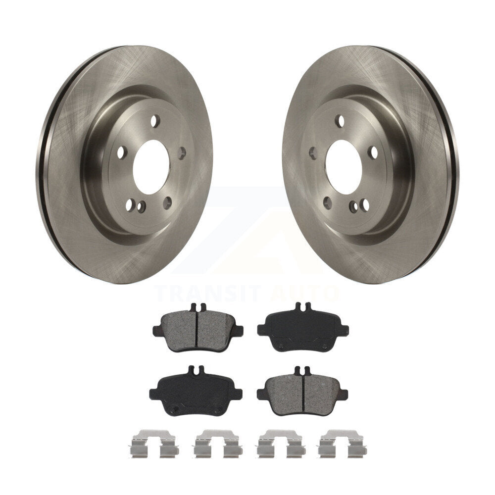 Brake Rotors Semi-Metallic Pad Rear Kit For Mercedes-Benz GLA250 CLA250 INFINITI