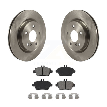 Brake Rotors Semi-Metallic Pad Rear Kit For Mercedes-Benz GLA250 CLA250 INFINITI