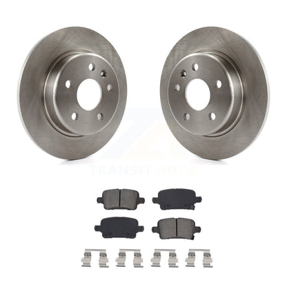 Disc Brake Rotor Semi-Metallic Pad Rear Kit For Chevrolet Cruze Bolt EV Volt EUV